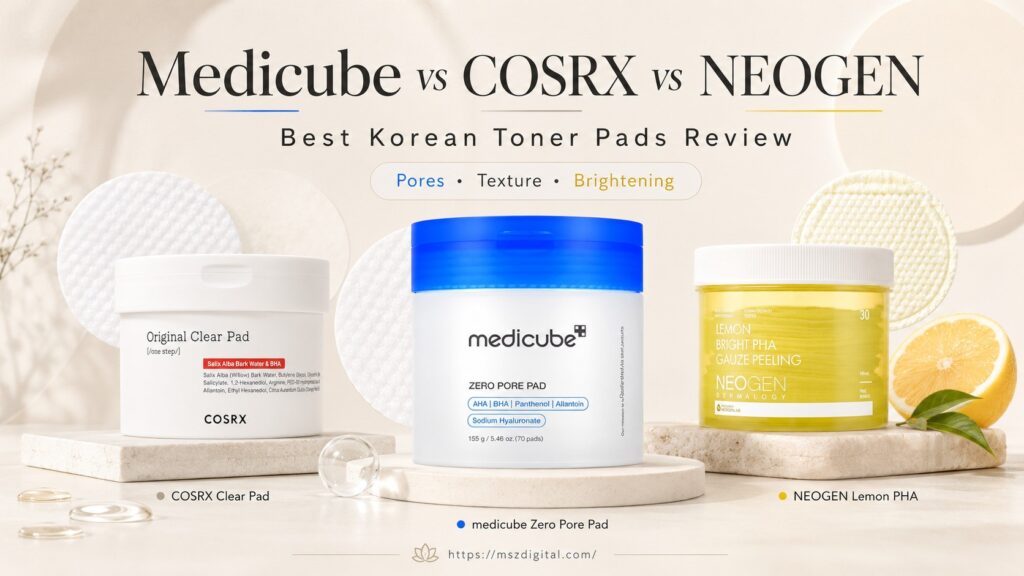 Medicube vs COSRX vs NEOGEN 