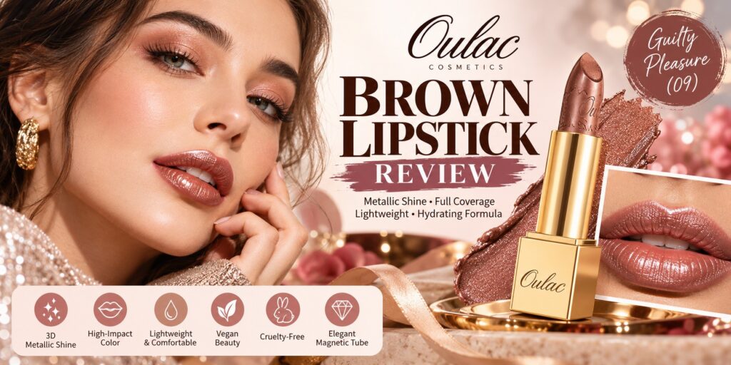 Oulac Brown Lipstick Review