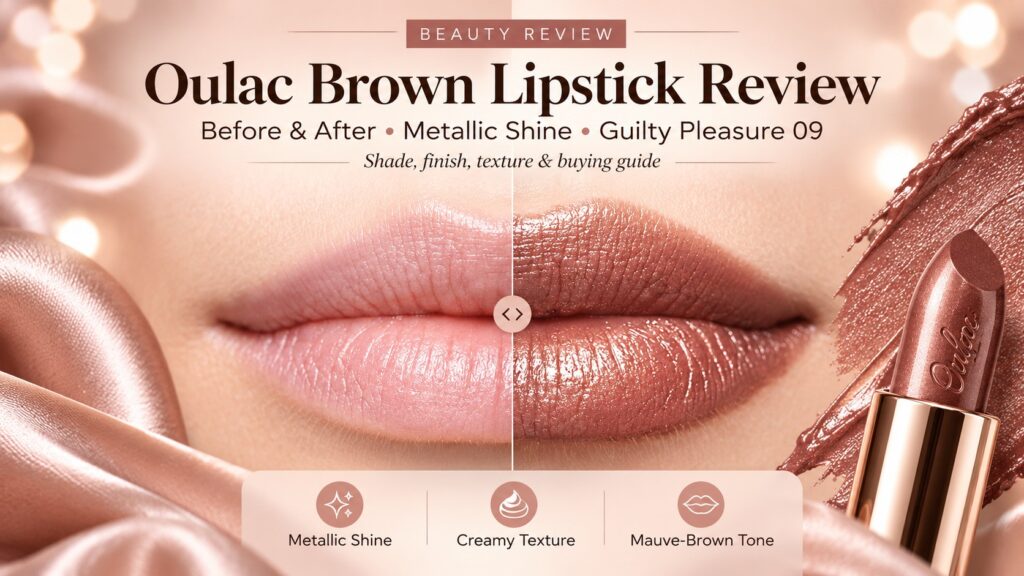 Oulac Brown Lipstick Review